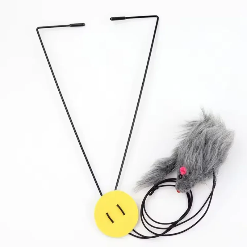 Cat Toy Hanging Door Cat Teasing Stick Adjustable Triangular Hook Retractable Hanging Door Plush Mouse Teasing Toy Pet Supplies
Cat Toy Hanging Door Cat Teasing Stick Adjustable Triangular Hook Retractable Hanging Door Plush Mouse Teasing Toy Pet Supplies
