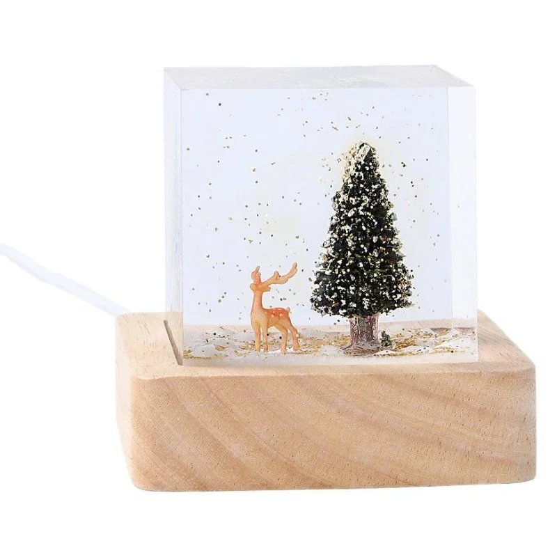 European and American Christmas gifts, handmade luminous Christmas tree deer glue, creative
European and American Christmas gifts, handmade luminous Christmas tree deer glue, creative