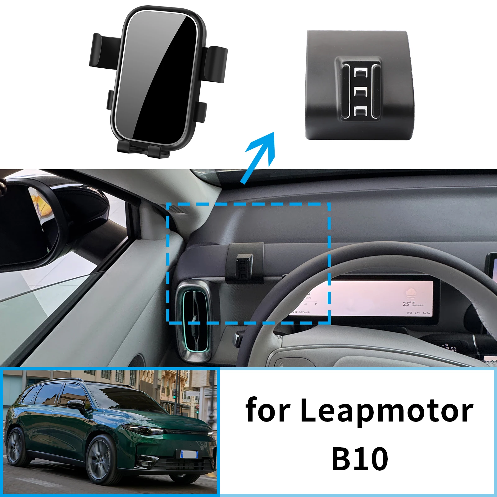 Car Mobile Phone Holder fit for Leapmotor B10 Accessories GPS Bracket Navigation Stand Auto 
Car Mobile Phone Holder fit for Leapmotor B10 Accessories GPS Bracket Navigation Stand Auto