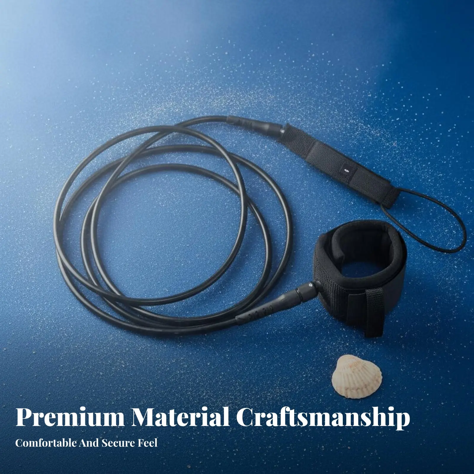 Wave Leash Elastic Plastic Material Wave Board Leg Rope Wave Board Safety Cord Sturdy and Long-Lasting Ankle Cuff Board Leash
Wave Leash Elastic Plastic Material Wave Board Leg Rope Wave Board Safety Cord Sturdy and Long-Lasting Ankle Cuff Board Leash