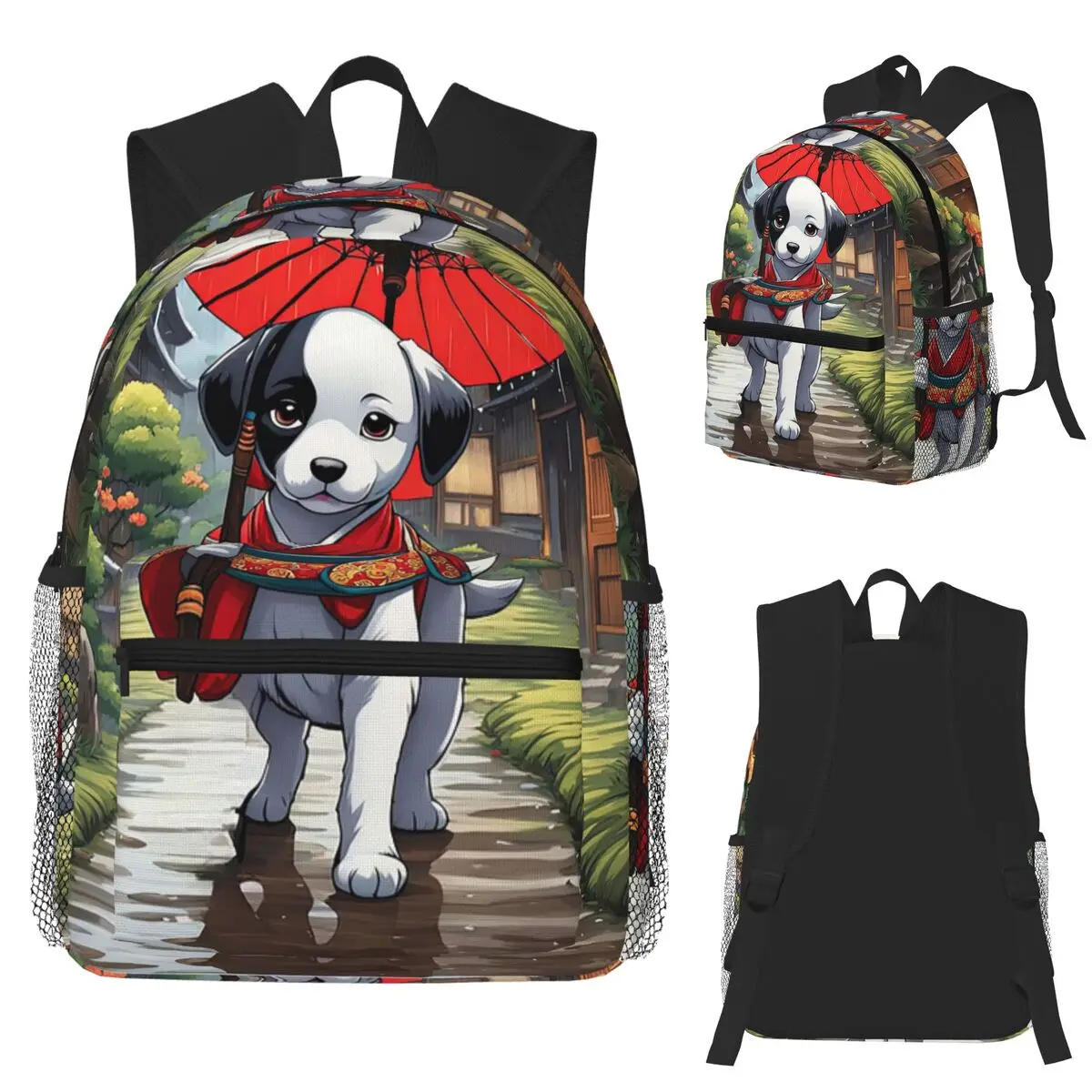Puppy Geisha With Umbrella In The Rain Student Backpack School Bag Hiking Travel Daypack for Boys Girls Bookbag Shoulder Bags
Puppy Geisha With Umbrella In The Rain Student Backpack School Bag Hiking Travel Daypack for Boys Girls Bookbag Shoulder Bags