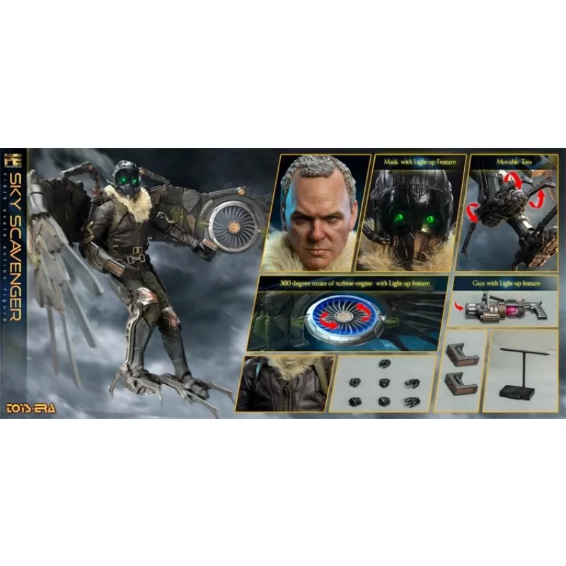 Original Genuine TOYS ERA 1/6 PE011 Sky Scavenger Michael Keaton Authentic Action Model Art Collection Toy Gifts
Original Genuine TOYS ERA 1/6 PE011 Sky Scavenger Michael Keaton Authentic Action Model Art Collection Toy Gifts
