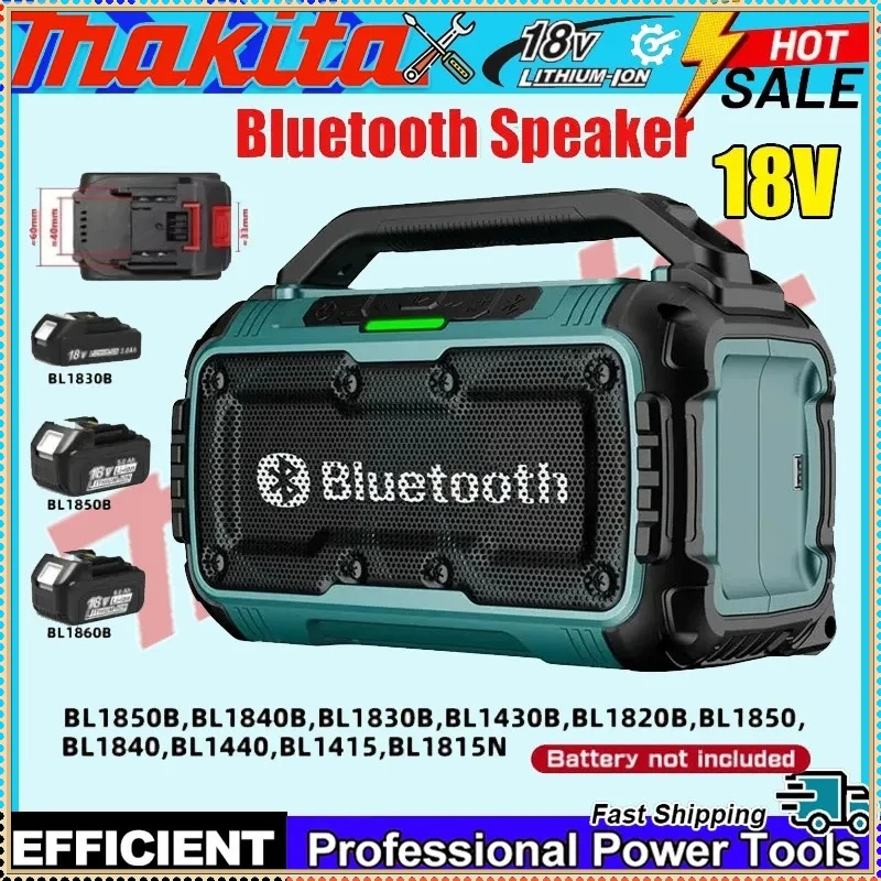 Makita Cordless Bluetooth Speaker Portable Surround Speakers Dual Channel Subwoofer Loudspeaker For Makita Battery
Makita Cordless Bluetooth Speaker Portable Surround Speakers Dual Channel Subwoofer Loudspeaker For Makita Battery