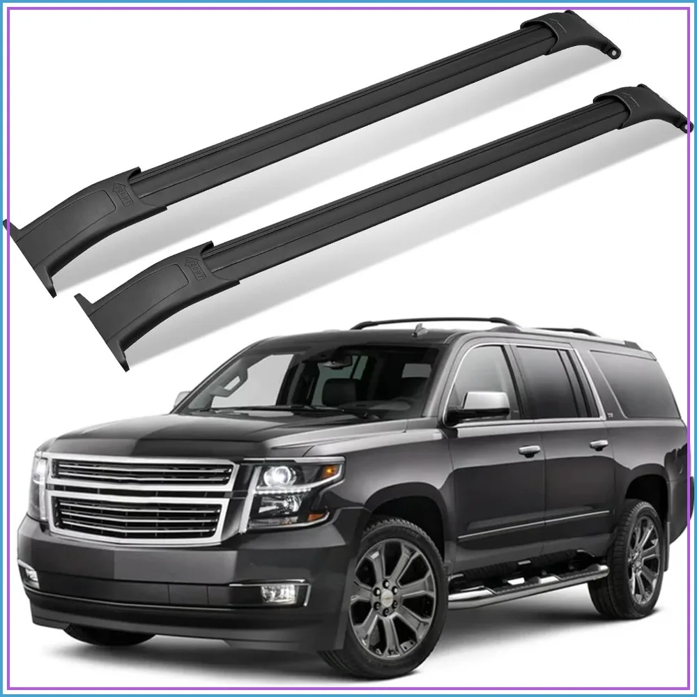 Max Loading 220LB Heavy Duty Aluminum Roof Rack Cross Bar for GMC Yukon, Chevrolet Suburban, Cadillac Escalade 2015-2020
Max Loading 220LB Heavy Duty Aluminum Roof Rack Cross Bar for GMC Yukon, Chevrolet Suburban, Cadillac Escalade 2015-2020