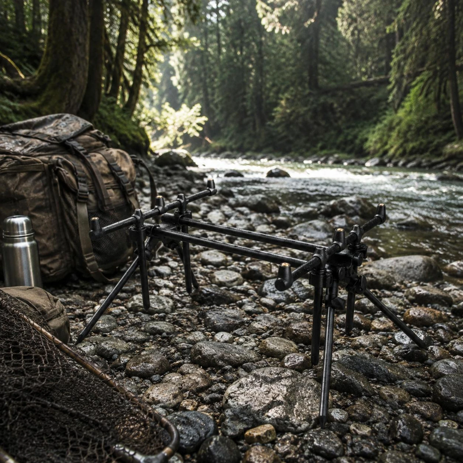 3 Rod Pod Stand Portable Tripod Rod Pod Fishing Pole Holder Non-Slip Easy to Install
3 Rod Pod Stand Portable Tripod Rod Pod Fishing Pole Holder Non-Slip Easy to Install
