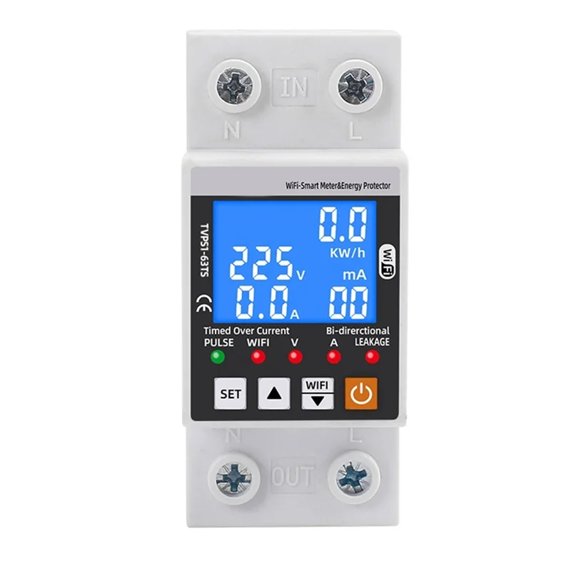 ABKY-Wifi Smart Surge Protector Timer Over Current Relay Switch Circuit Breaker Energy Meter Two-Way Device
ABKY-Wifi Smart Surge Protector Timer Over Current Relay Switch Circuit Breaker Energy Meter Two-Way Device