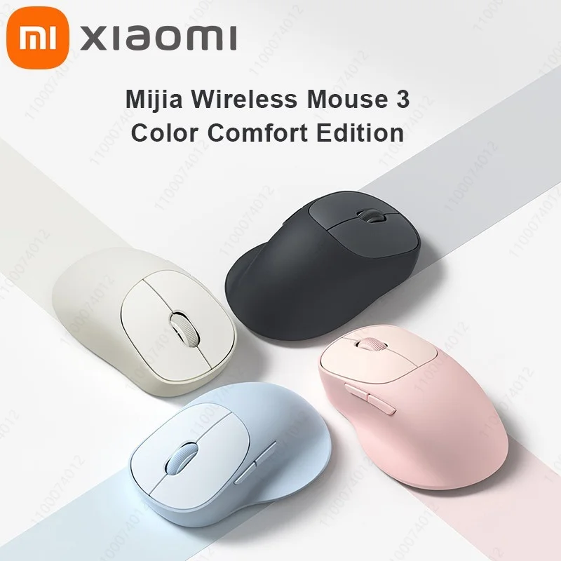 Xiaomi Wireless Mouse 3 Bluetooth 2.4GHz Dual Mode 1200DPI High Precision Sensor Portable Silent Mouse Portable Gaming Mouse New
Xiaomi Wireless Mouse 3 Bluetooth 2.4GHz Dual Mode 1200DPI High Precision Sensor Portable Silent Mouse Portable Gaming Mouse New