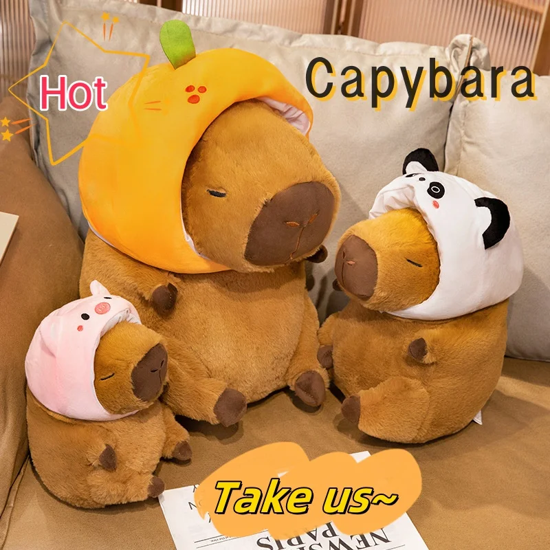 Плюшевые игрушки капибара, мягкие милые Мультяшные животные, куклы, подушка, кавайная детская игрушка, украшение для дома, подарки для девочек
Плюшевые игрушки капибара, мягкие милые Мультяшные животные, куклы, подушка, кавайная детская игрушка, украшение для дома, подарки для девочек