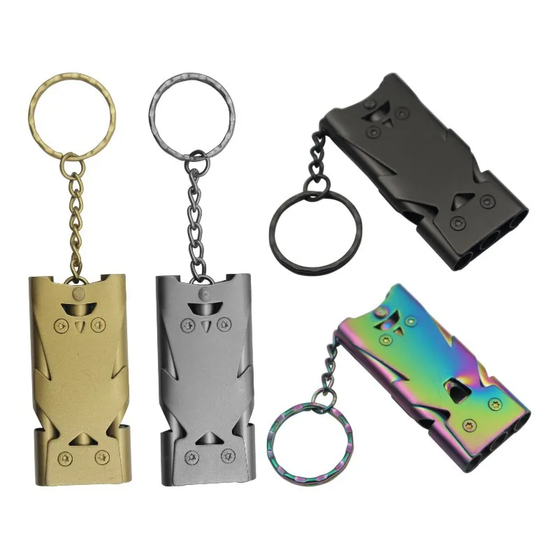 Outdoor Survival Whistle Keychain High Decibel Wilderness Survival Rescue Whistle Safety AlarmPortable Bird Train Multifunction
Outdoor Survival Whistle Keychain High Decibel Wilderness Survival Rescue Whistle Safety AlarmPortable Bird Train Multifunction