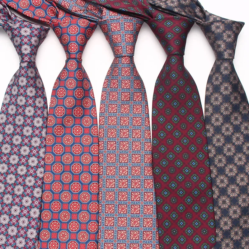 Hot selling formal 8cm business tie men's casual hand tie small flower cashew fruit plaid multi-color in stock
Hot selling formal 8cm business tie men's casual hand tie small flower cashew fruit plaid multi-color in stock