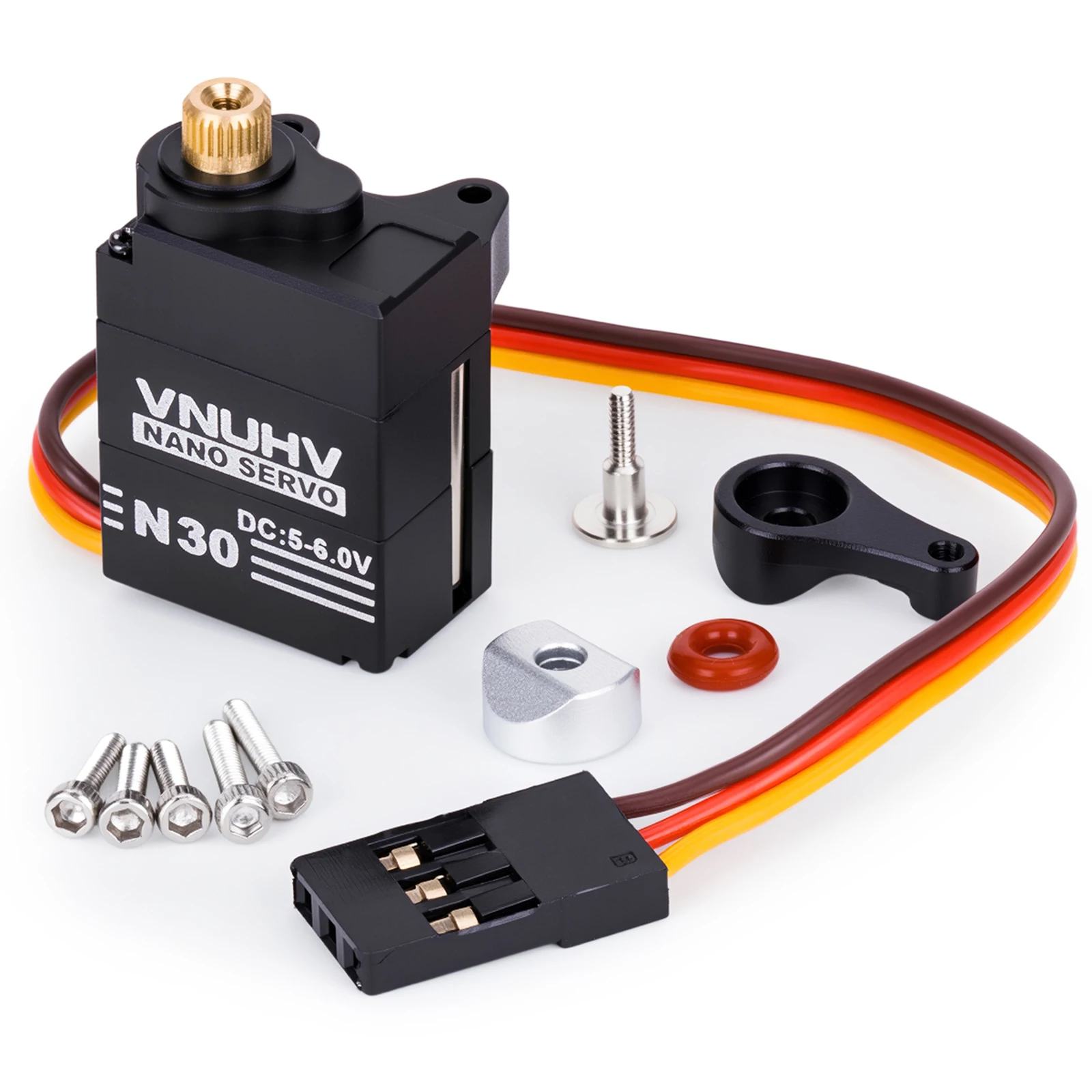 Aluminum N30 Micro Digital Servo with Servo Saver for 1/30 Axial SCX30
Aluminum N30 Micro Digital Servo with Servo Saver for 1/30 Axial SCX30