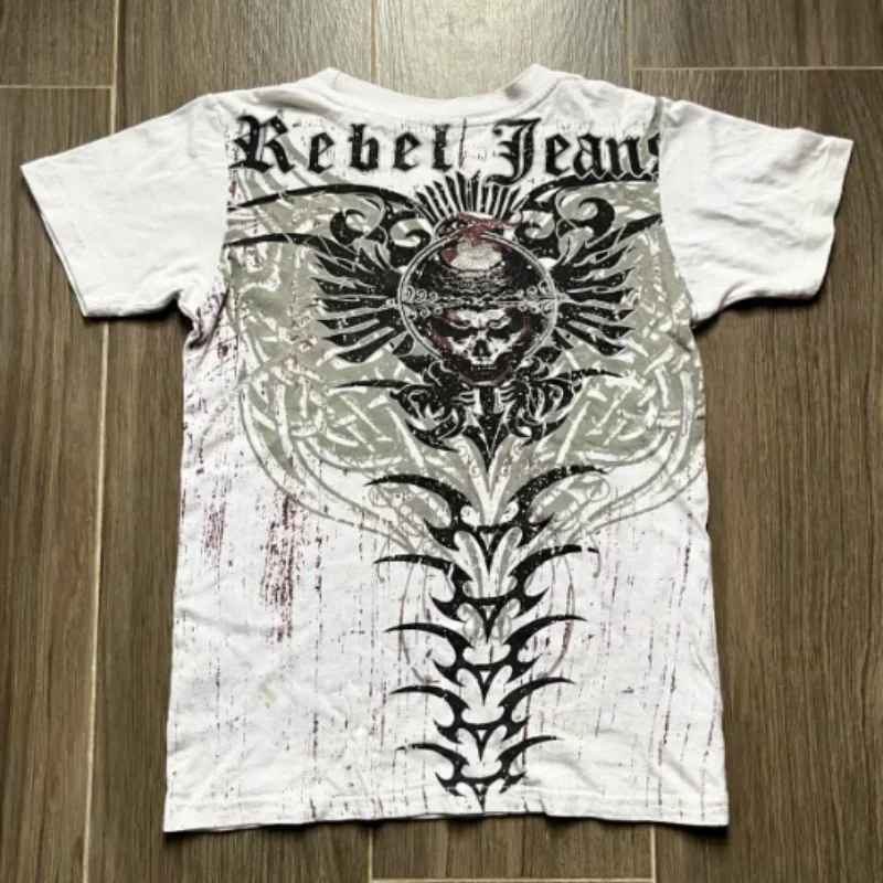 2000s American Retro Personality T-shirt Men and Women Round Neck Cotton Double-sided Printed Flower Top Graphic t shirts
2000s American Retro Personality T-shirt Men and Women Round Neck Cotton Double-sided Printed Flower Top Graphic t shirts