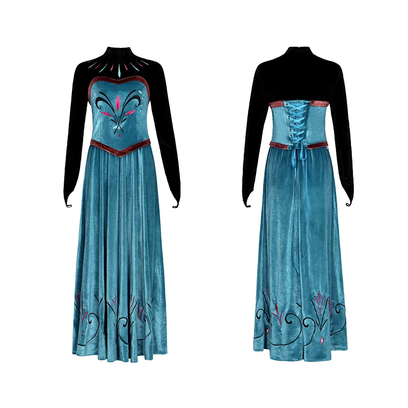 Carnival Queen Cosplay Costume Elsa Women Princess Velvet Dress Cloak Outfits Adult Girls Halloween Carnival Role Play Suits
Carnival Queen Cosplay Costume Elsa Women Princess Velvet Dress Cloak Outfits Adult Girls Halloween Carnival Role Play Suits