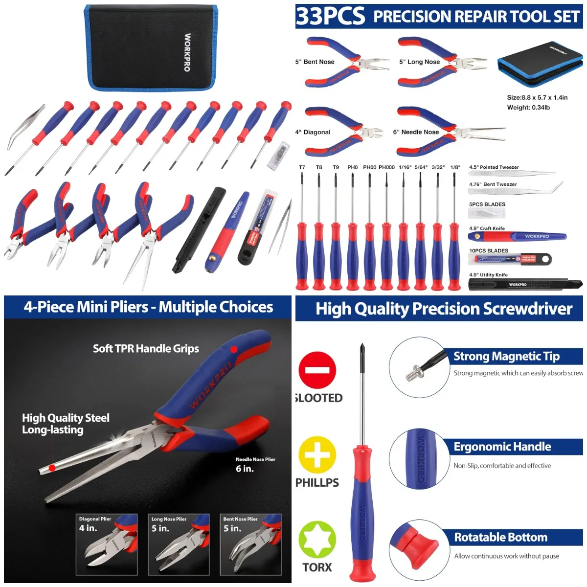 33PCS Precision Repair Tool Set with Pouch for Laptops, Phones, Computers, Gaming Accessories
33PCS Precision Repair Tool Set with Pouch for Laptops, Phones, Computers, Gaming Accessories