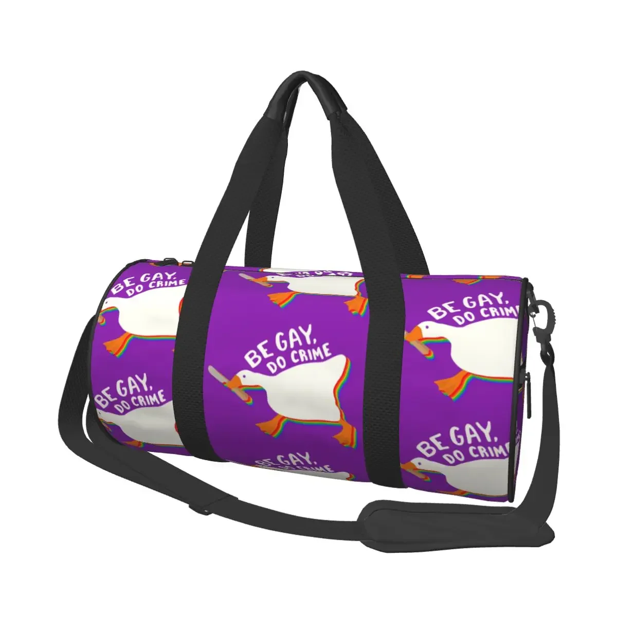 Be Gay Do Crime Goose Large Duffle Gym Bag Multi-Functional Duffle Travel Bags Handbags Fitness bag
Be Gay Do Crime Goose Large Duffle Gym Bag Multi-Functional Duffle Travel Bags Handbags Fitness bag