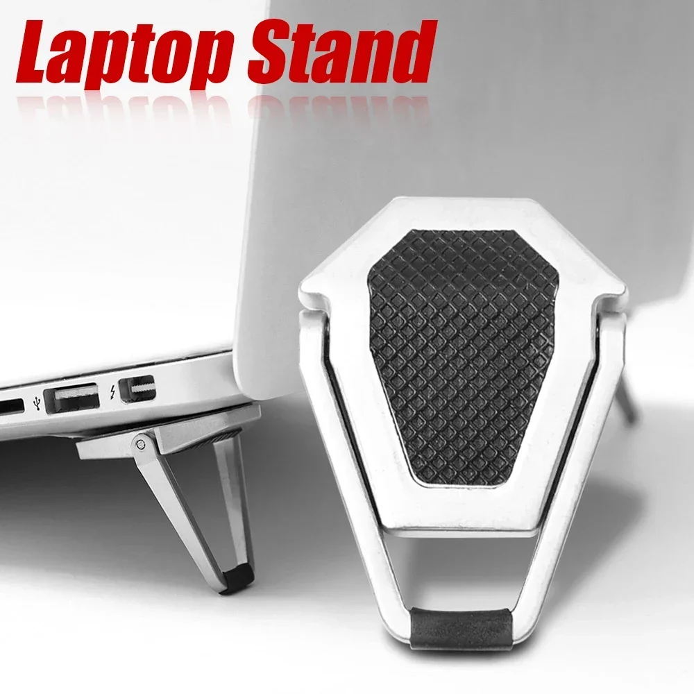 Metal Laptop Stand Invisible Keyboard Riser Foldable Cooling Kickstand Lightweight Desk Computer Holders for MacBook Notebook
Metal Laptop Stand Invisible Keyboard Riser Foldable Cooling Kickstand Lightweight Desk Computer Holders for MacBook Notebook