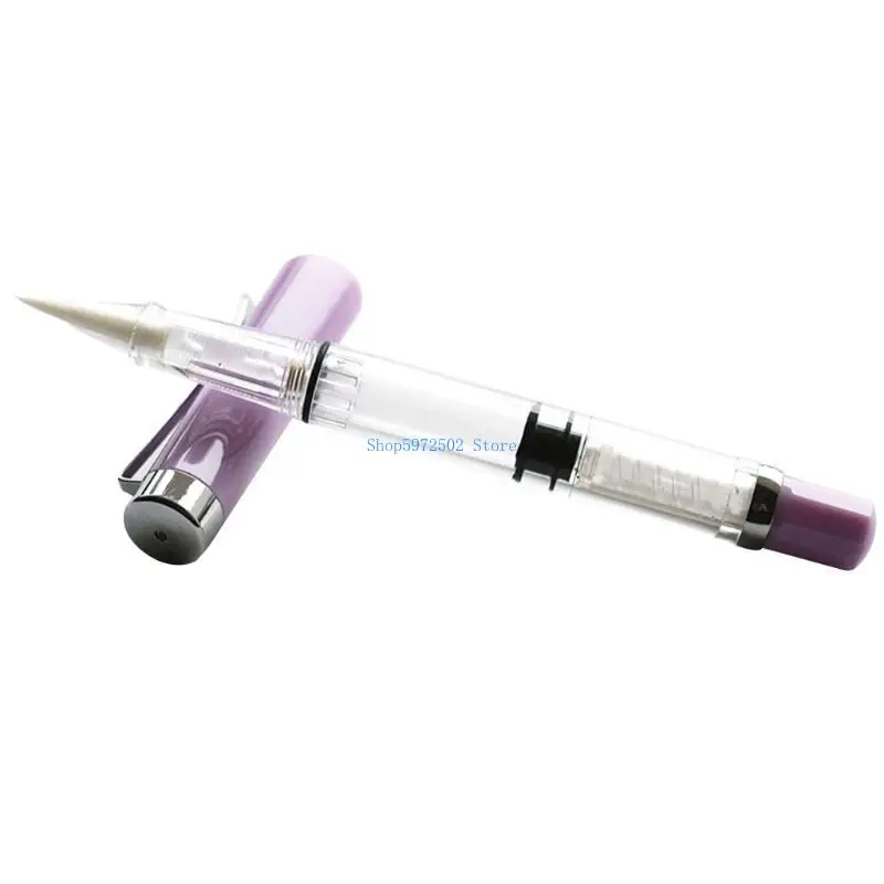 Y3NC Fountain Pen-like Calligraphy Brush Clear Pen Barrel Refillable Calligraphy Pen
Y3NC Fountain Pen-like Calligraphy Brush Clear Pen Barrel Refillable Calligraphy Pen