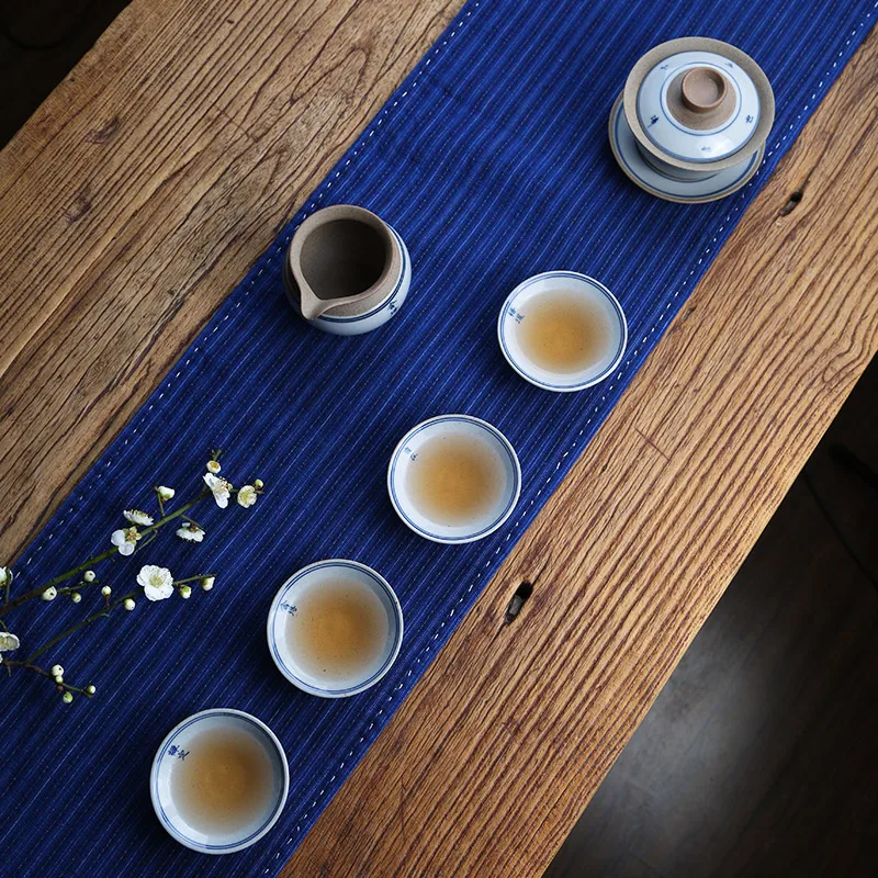Handmade Vintage Cloth Tea Set Zen Style Dry Puff Double Layer Tea Mat Traditional Japanese Table Flag Tea Accessories
Handmade Vintage Cloth Tea Set Zen Style Dry Puff Double Layer Tea Mat Traditional Japanese Table Flag Tea Accessories