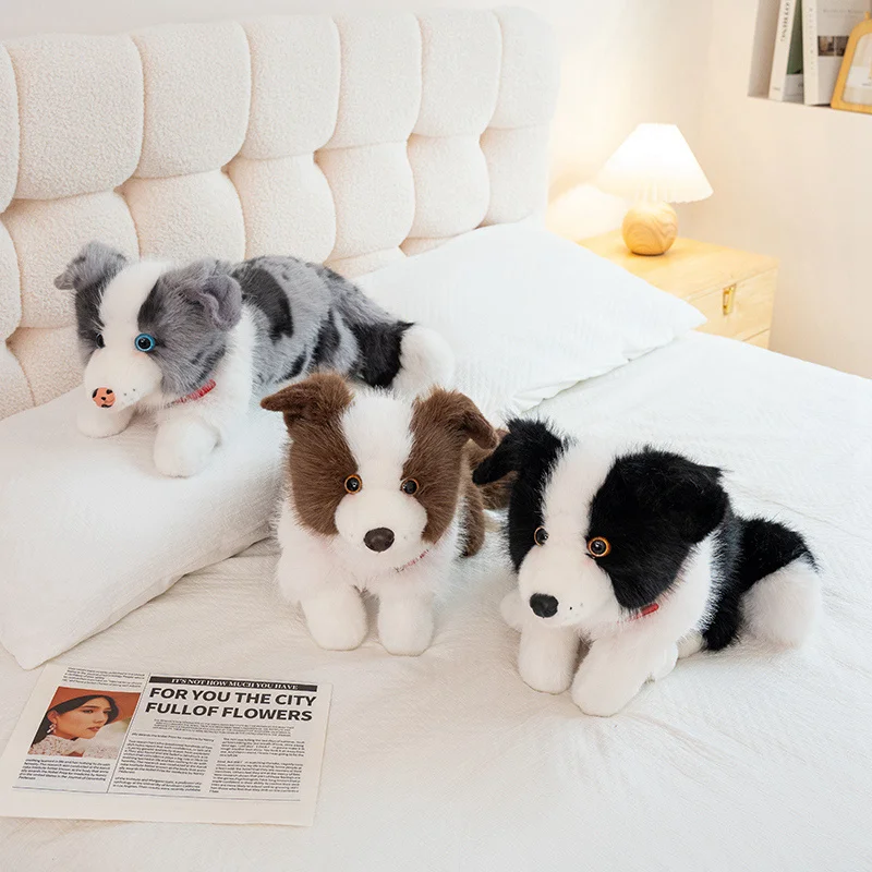 40-50cm Hot Cartoon Border Bollie Plush Toys Soft Stuffed Animals Fluffly Puppy with Collar Babys Appease Dolls for Girls Gifts
40-50cm Hot Cartoon Border Bollie Plush Toys Soft Stuffed Animals Fluffly Puppy with Collar Babys Appease Dolls for Girls Gifts