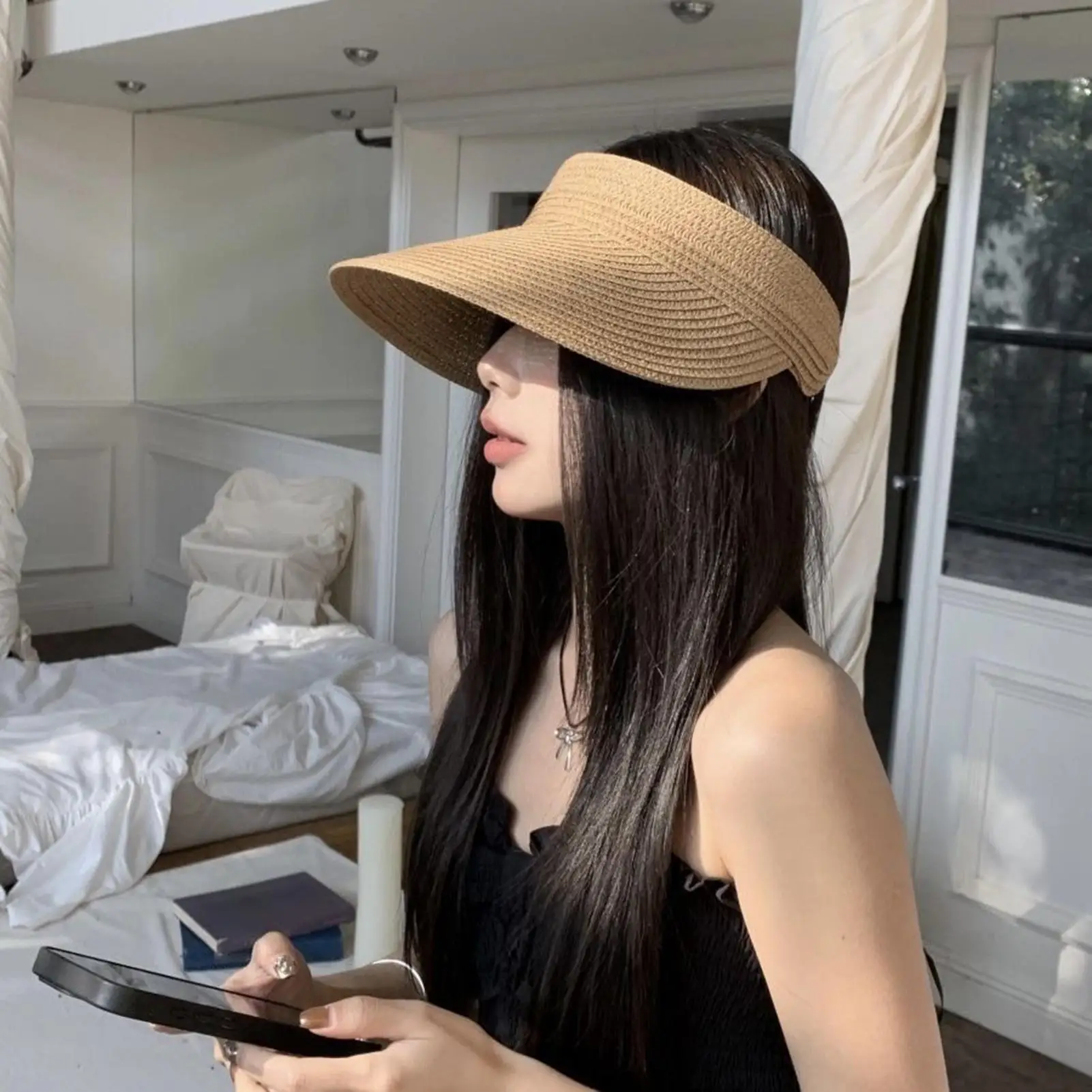 Beach Hat UV Block Straw Headgear Wide Brim Ponytail Hat For Teen Girls Pool Sports Outdoor Hiking Camping Climbing Traveling
Beach Hat UV Block Straw Headgear Wide Brim Ponytail Hat For Teen Girls Pool Sports Outdoor Hiking Camping Climbing Traveling