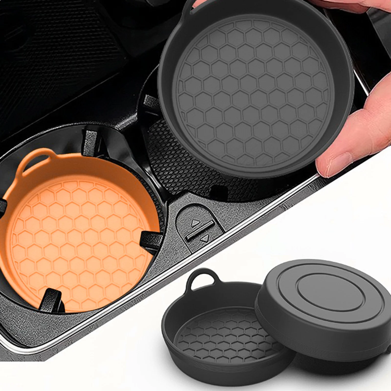 2Pcs Car Cup Holder Mat Silicone Anti-Slip Waterproof Dustproof Easy to Clean for Vehicle Interior Accessories
2Pcs Car Cup Holder Mat Silicone Anti-Slip Waterproof Dustproof Easy to Clean for Vehicle Interior Accessories