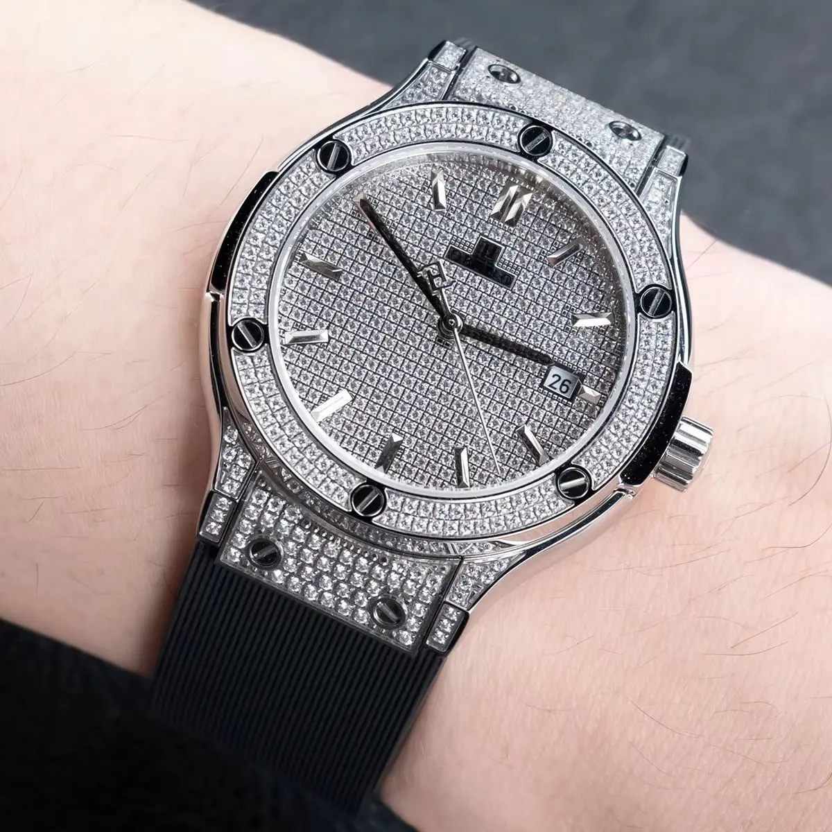 Oblvlo Men Automatic Watch Luxury 38mm Mechanical Wristwatch Waterproof Luminous Sapphire Mirror Full Crystal Dial Miyota 8215
Oblvlo Men Automatic Watch Luxury 38mm Mechanical Wristwatch Waterproof Luminous Sapphire Mirror Full Crystal Dial Miyota 8215