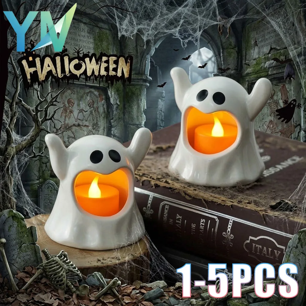 1-5PCS Halloween LED Ghost Candle Light Decor Black White Horror Atmosphere Prop for Haunted House Table Centerpiece Ornament
1-5PCS Halloween LED Ghost Candle Light Decor Black White Horror Atmosphere Prop for Haunted House Table Centerpiece Ornament