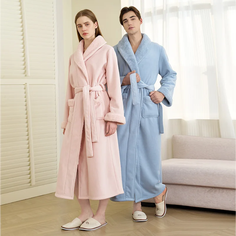 Женская одежда для сна, теплое флисовое кимоно Thicen, свободная одежда для сна, халат с длинными рукавами, домашняя одежда для пары, домашняя одежда, одежда для дома
Женская одежда для сна, теплое флисовое кимоно Thicen, свободная одежда для сна, халат с длинными рукавами, домашняя одежда для пары, домашняя одежда, одежда для дома
