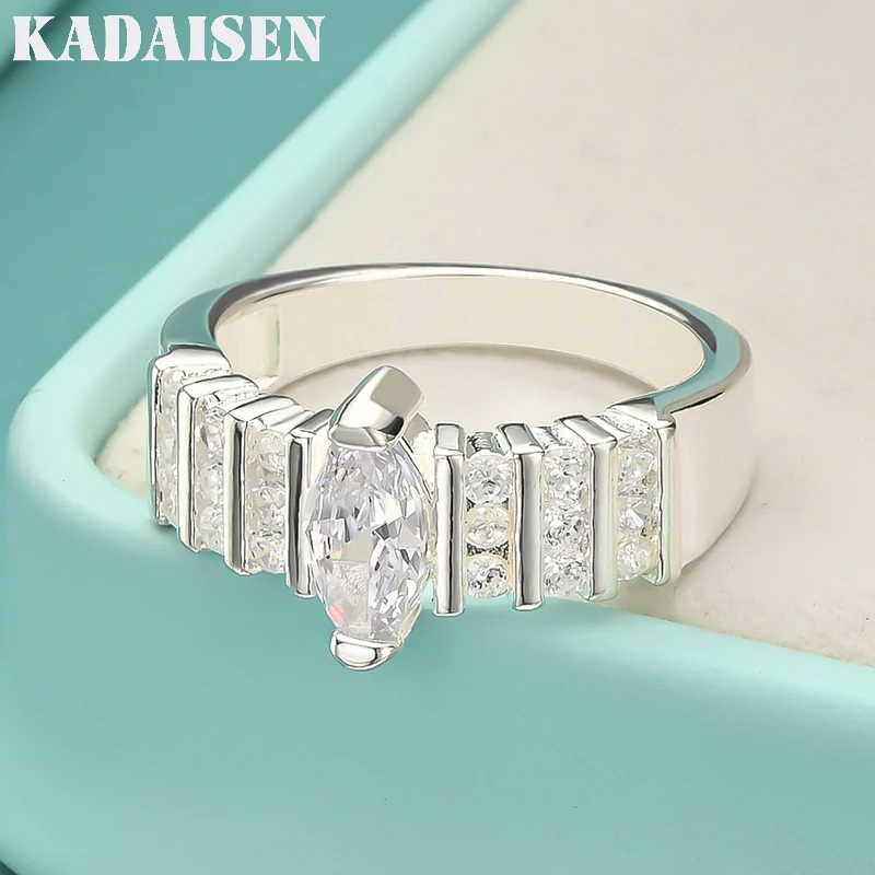 925 Sterling Silver Oval Zircon 7-10# Ring For Women Wedding Engagement Party Fashion Jewelr
925 Sterling Silver Oval Zircon 7-10# Ring For Women Wedding Engagement Party Fashion Jewelr