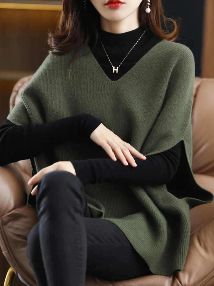 Женский свободный вязаный шерстяной жилет Batwing Sve V-Ne Svel Faionable Commute Sle Camere Tag Removed
Женский свободный вязаный шерстяной жилет Batwing Sve V-Ne Svel Faionable Commute Sle Camere Tag Removed