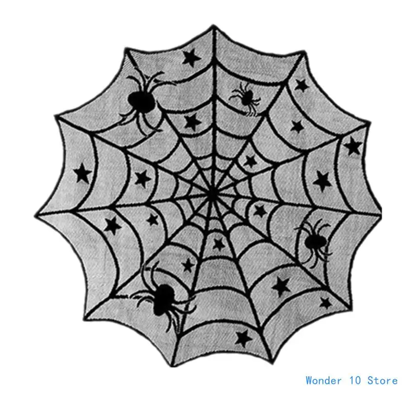 Black Round Table Cover Essential Spiderweb Tabletop for Adults' Home Aesthetic Living Room Decoration
Black Round Table Cover Essential Spiderweb Tabletop for Adults' Home Aesthetic Living Room Decoration