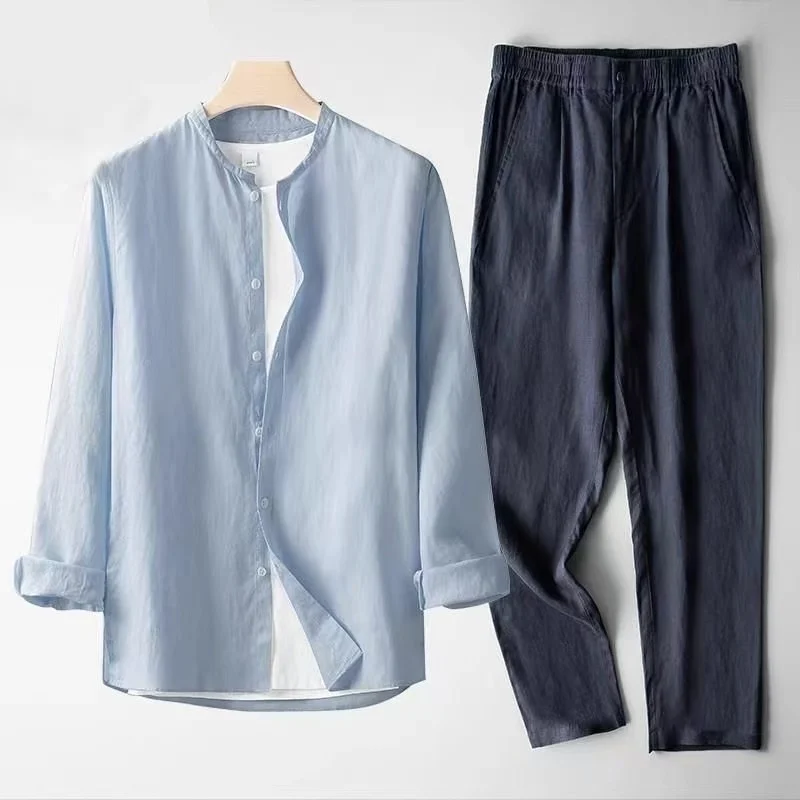 2026 (Shirt + Trousers) Spring Summer Men Shirt Cotton and Linen Shirts Men's Casual Shirts Set Tracksuits
2026 (Shirt + Trousers) Spring Summer Men Shirt Cotton and Linen Shirts Men's Casual Shirts Set Tracksuits