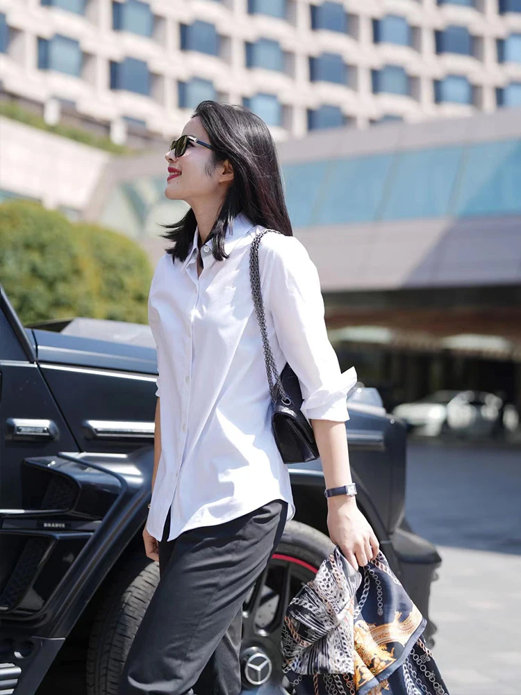 Белый иронт против морщин, женский Sle Colin Wang Gold Edition, люксовый бренд, такой же происхождение, Tussah, шелковый прямой крой, смесь хлопка
Белый иронт против морщин, женский Sle Colin Wang Gold Edition, люксовый бренд, такой же происхождение, Tussah, шелковый прямой крой, смесь хлопка