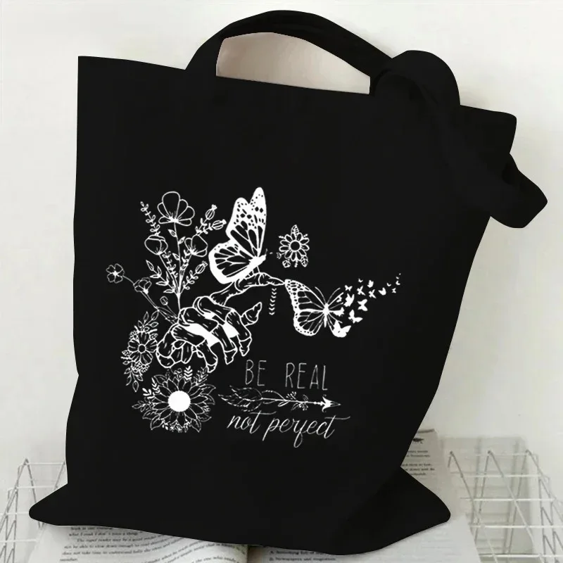 Vintage Wildflower Funny Canvas Tote Bag Women Butterfly Flower Shopping Bag Simplicity Reusable Shoulder Aesthetic Handbag
Vintage Wildflower Funny Canvas Tote Bag Women Butterfly Flower Shopping Bag Simplicity Reusable Shoulder Aesthetic Handbag