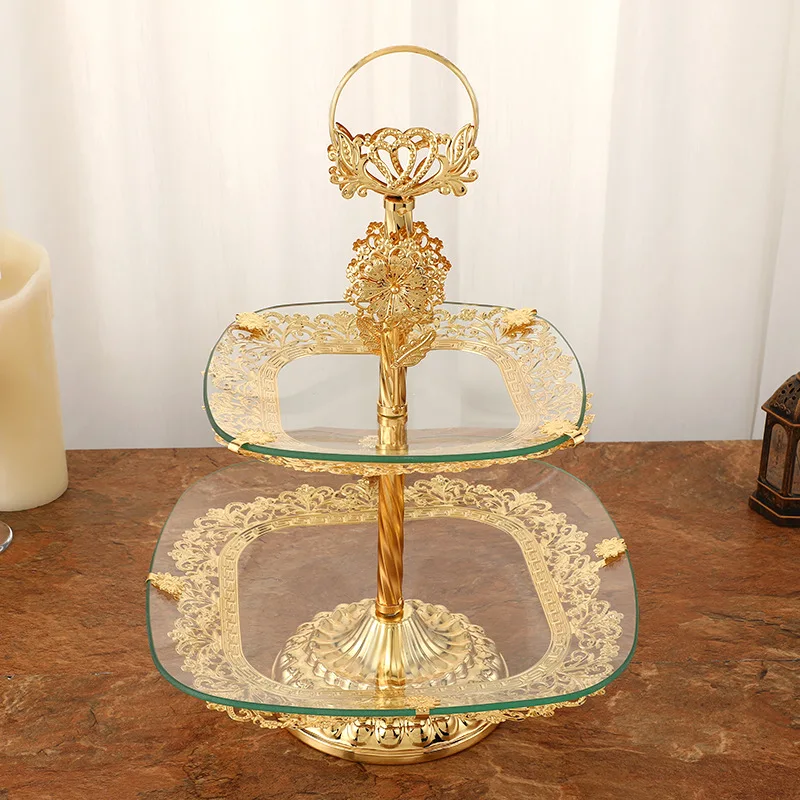 New tempered glass fruit bowl square two-layer wide-edge design fruit bowl creative luxury snack plate
New tempered glass fruit bowl square two-layer wide-edge design fruit bowl creative luxury snack plate