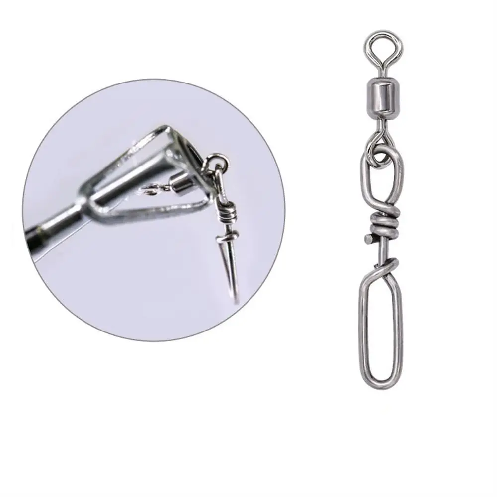 10Pcs Snap Rolling Fishing Swivels Stainless Steel High Strength Fishing Connector Pin Ball Bearing Rust-Proof Saltwater
10Pcs Snap Rolling Fishing Swivels Stainless Steel High Strength Fishing Connector Pin Ball Bearing Rust-Proof Saltwater