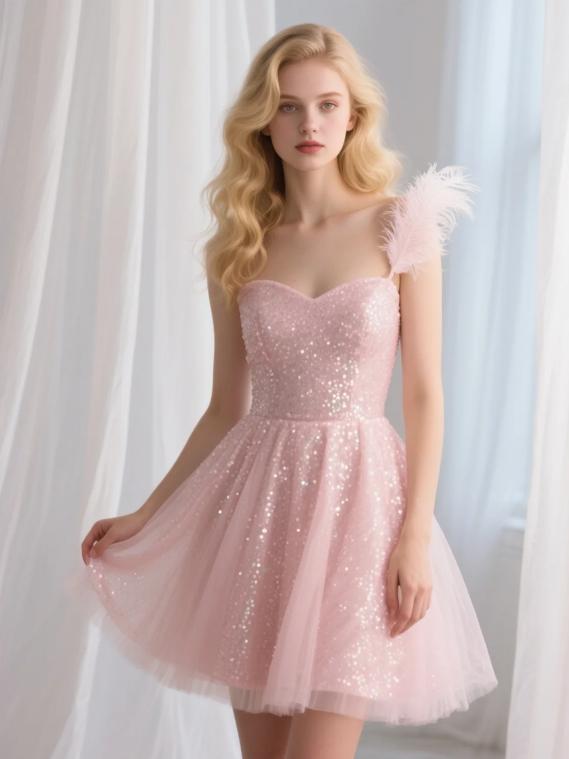 Sweet Fashion A-line Cocktail Party Prom Gown Strapless Sleeveless Tulle Mini Sequins Feather Party Wear 2025 free customized
Sweet Fashion A-line Cocktail Party Prom Gown Strapless Sleeveless Tulle Mini Sequins Feather Party Wear 2025 free customized