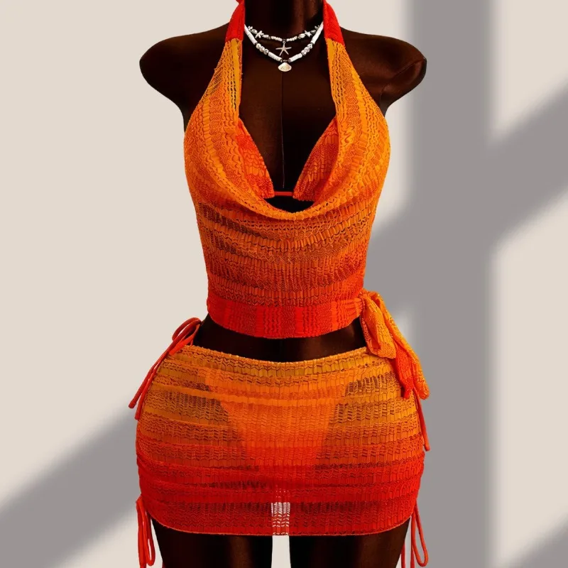2026 New Sexy Halter Tie Side Bikini Set for Women 4 Piece Swimsuit Beach Vacation Baddie Mini Skirt Outfit
2026 New Sexy Halter Tie Side Bikini Set for Women 4 Piece Swimsuit Beach Vacation Baddie Mini Skirt Outfit