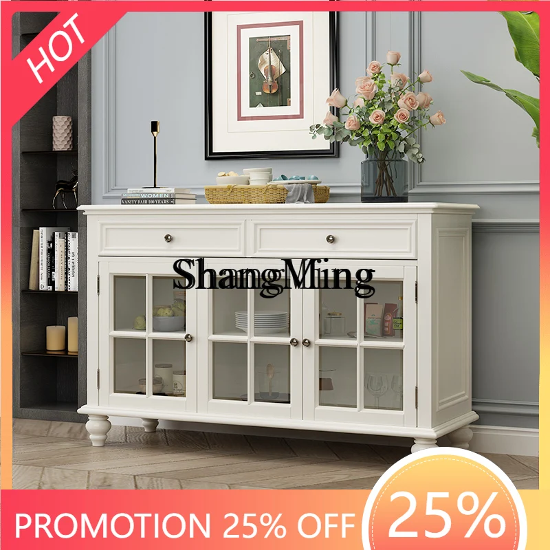 Тумба-буфет из массива дерева для столовой, современная, простая, для хранения, в стиле лайт-люкс, белая
Тумба-буфет из массива дерева для столовой, современная, простая, для хранения, в стиле лайт-люкс, белая