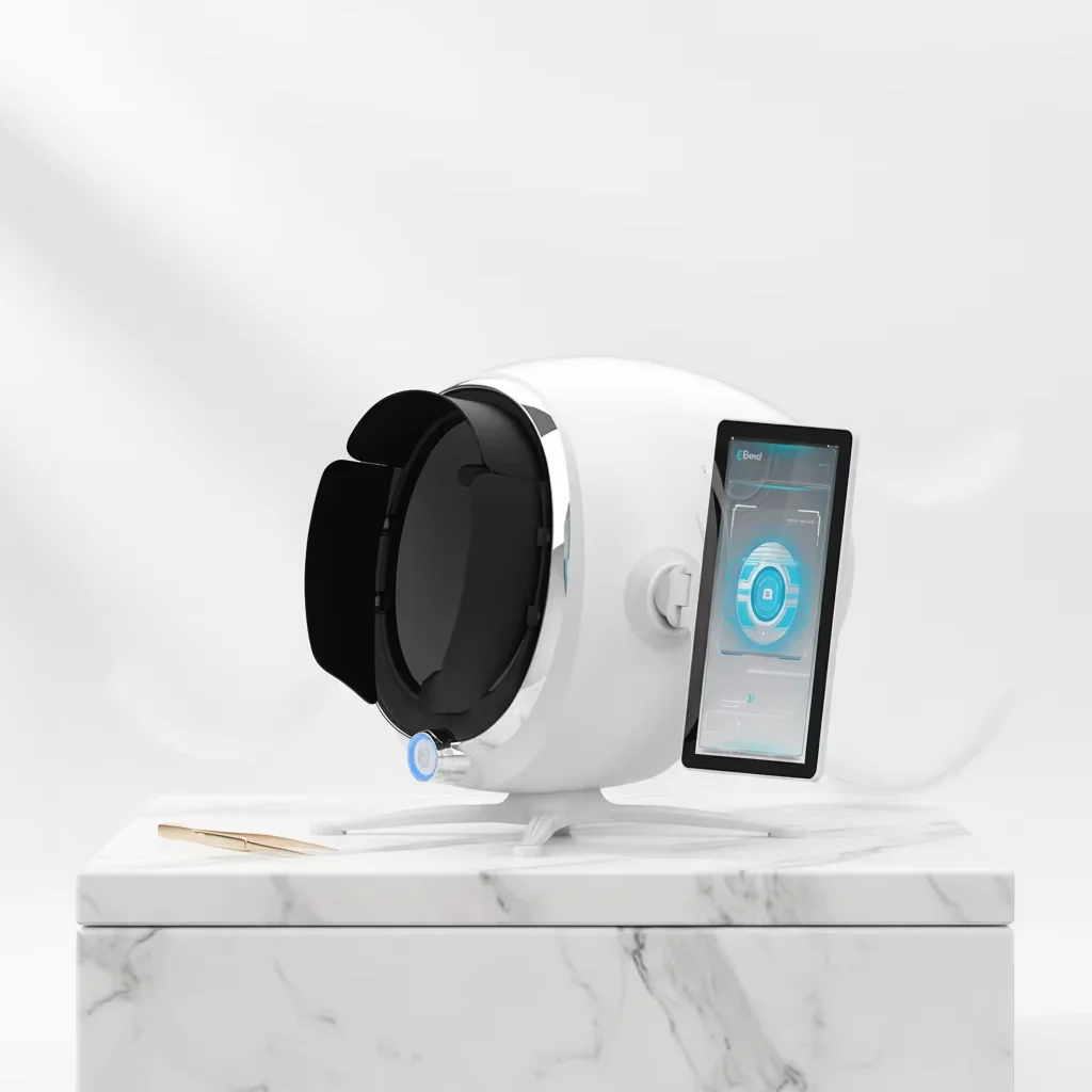 WiFi MAX 3D Scanner Camera Device Skin Analyzer Machine Prosessional AI Smart Facial Test Skin Analysis Machine
WiFi MAX 3D Scanner Camera Device Skin Analyzer Machine Prosessional AI Smart Facial Test Skin Analysis Machine