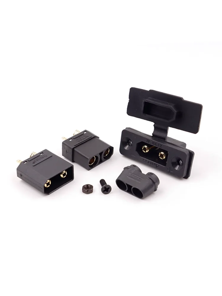 2PCS/Lot Amass XT90E-M XT90H-F Battery Connector Mountable Connector Black Socket XT90E-M Waterproof Cover And Screw 
2PCS/Lot Amass XT90E-M XT90H-F Battery Connector Mountable Connector Black Socket XT90E-M Waterproof Cover And Screw