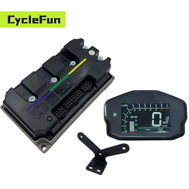 Программируемый контроллер Votol EM180 GTS Boost Current 250A BLDC для двигателя среднего привода мощностью 4-5 кВт, электрический мотоцикл, внедорожный велосипед 
Программируемый контроллер Votol EM180 GTS Boost Current 250A BLDC для двигателя среднего привода мощностью 4-5 кВт, электрический мотоцикл, внедорожный велосипед