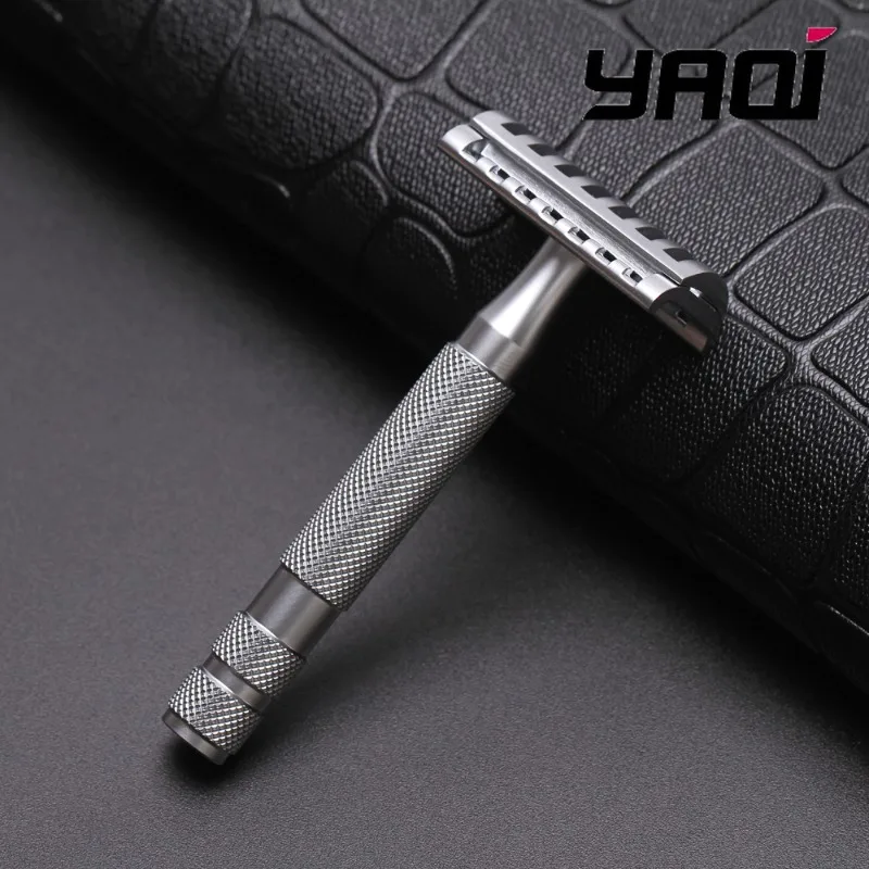 YAQI Stainless Steel Handle Safety Razor For Men KNIGHT-HELMET Razor Head Minimalism Mature High Quality Mens Shaving Razor
YAQI Stainless Steel Handle Safety Razor For Men KNIGHT-HELMET Razor Head Minimalism Mature High Quality Mens Shaving Razor
