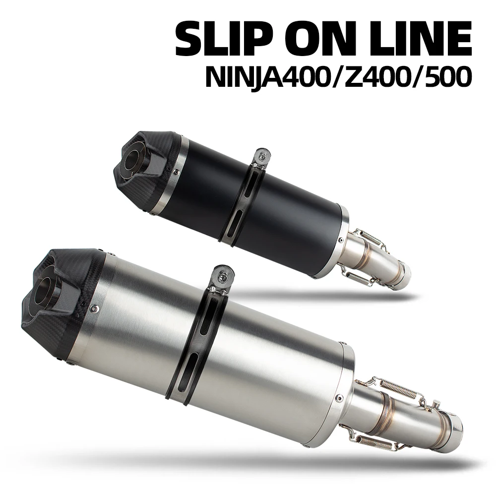 Ninja500 Exhaust Muffler For Kawasaki Ninja 250 Ninja400 Z250 Z400 Z 500 2017-2026 Motorcycle Exhausts Pipe Racing Slip on Line
Ninja500 Exhaust Muffler For Kawasaki Ninja 250 Ninja400 Z250 Z400 Z 500 2017-2026 Motorcycle Exhausts Pipe Racing Slip on Line