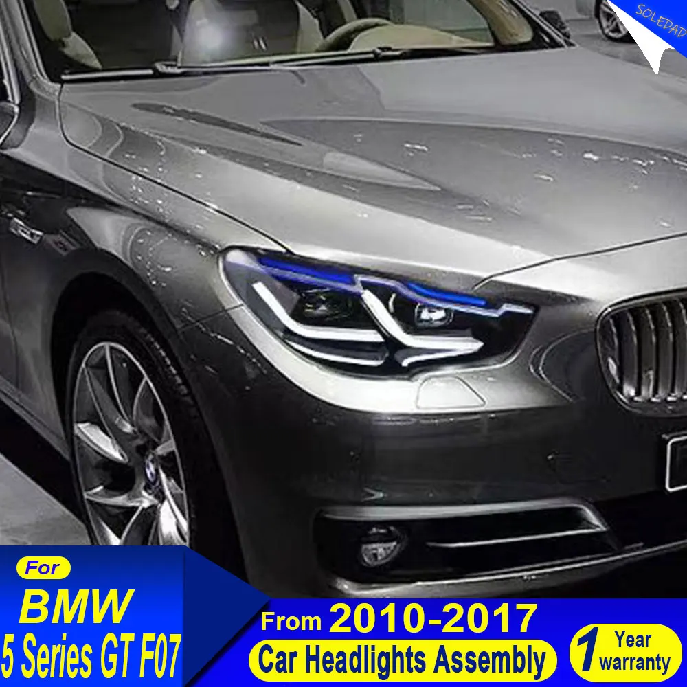 Пара светодиодных автомобильных фар для BMW 5GT F07 2010-2017, новый стиль, все светодиодные фары в сборе, обновление, аксессуары для линз проектора
Пара светодиодных автомобильных фар для BMW 5GT F07 2010-2017, новый стиль, все светодиодные фары в сборе, обновление, аксессуары для линз проектора