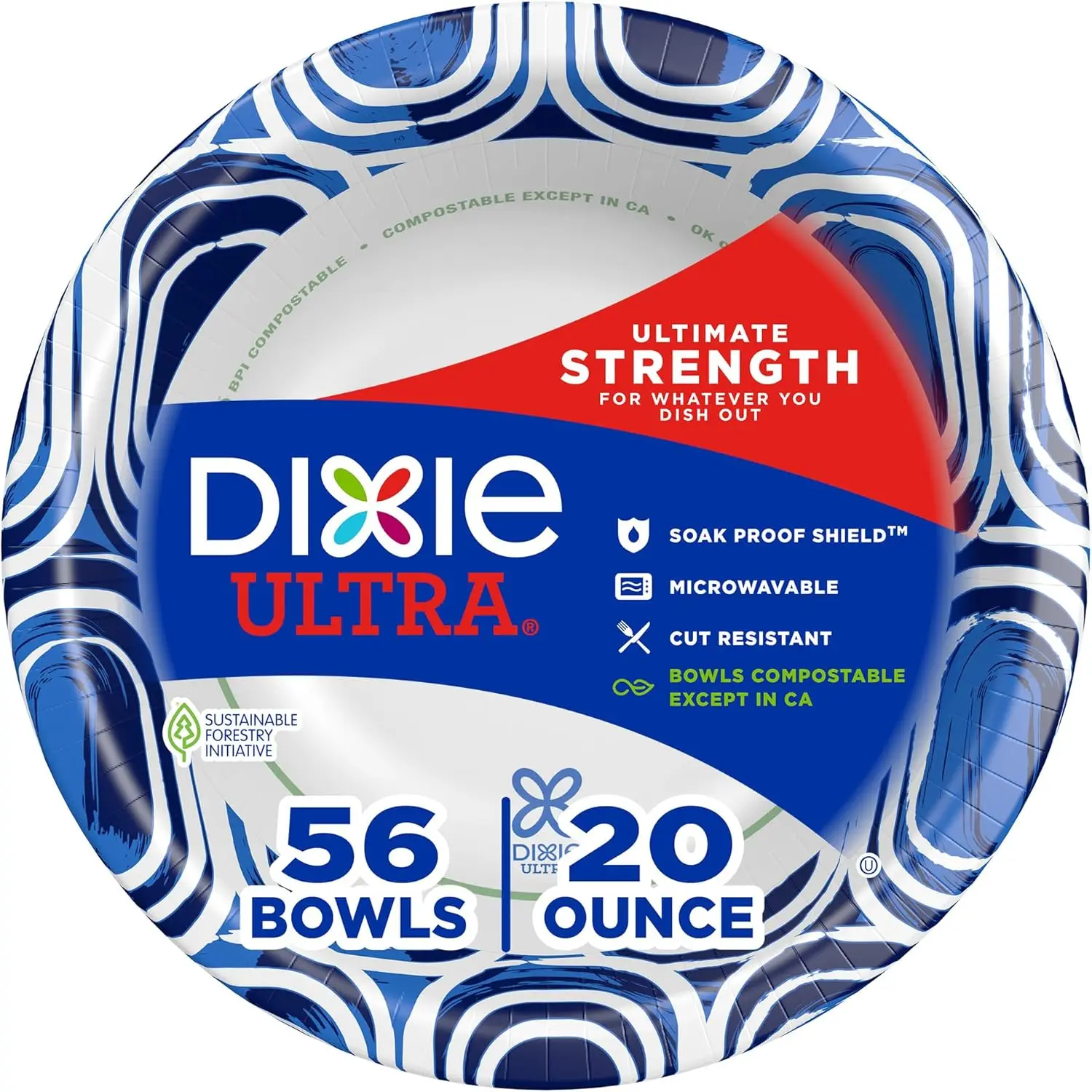 Large Paper Bowls 20 Oz 56 Count Microwave Safe Compostable Disposable Bowls for Meals
Large Paper Bowls 20 Oz 56 Count Microwave Safe Compostable Disposable Bowls for Meals
