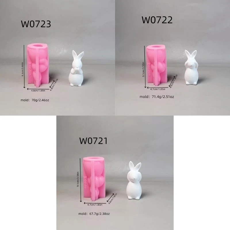 3 Pcs Silicone Molds Easters Rabbits Mould Plasters Molds Epoxy Resin Molds K2WE
3 Pcs Silicone Molds Easters Rabbits Mould Plasters Molds Epoxy Resin Molds K2WE