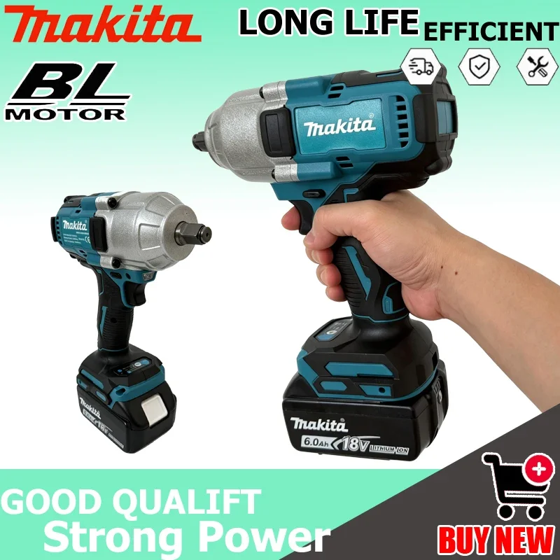 Makita 500N.m Electric Impact Wrench, High Torque Large Power Wrench for Home DIY & Industrial Construction Repair Projects
Makita 500N.m Electric Impact Wrench, High Torque Large Power Wrench for Home DIY & Industrial Construction Repair Projects