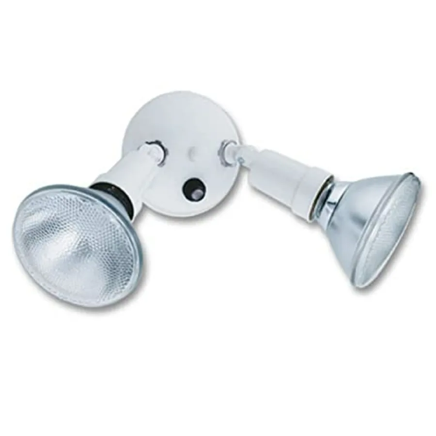 Adjustable Dusk Dawn Security Light, Twin Par Outdoor Flood Light Holder, Photocell Sensor, 120 Volts, Uses 2 Lamps Up to 150W
Adjustable Dusk Dawn Security Light, Twin Par Outdoor Flood Light Holder, Photocell Sensor, 120 Volts, Uses 2 Lamps Up to 150W