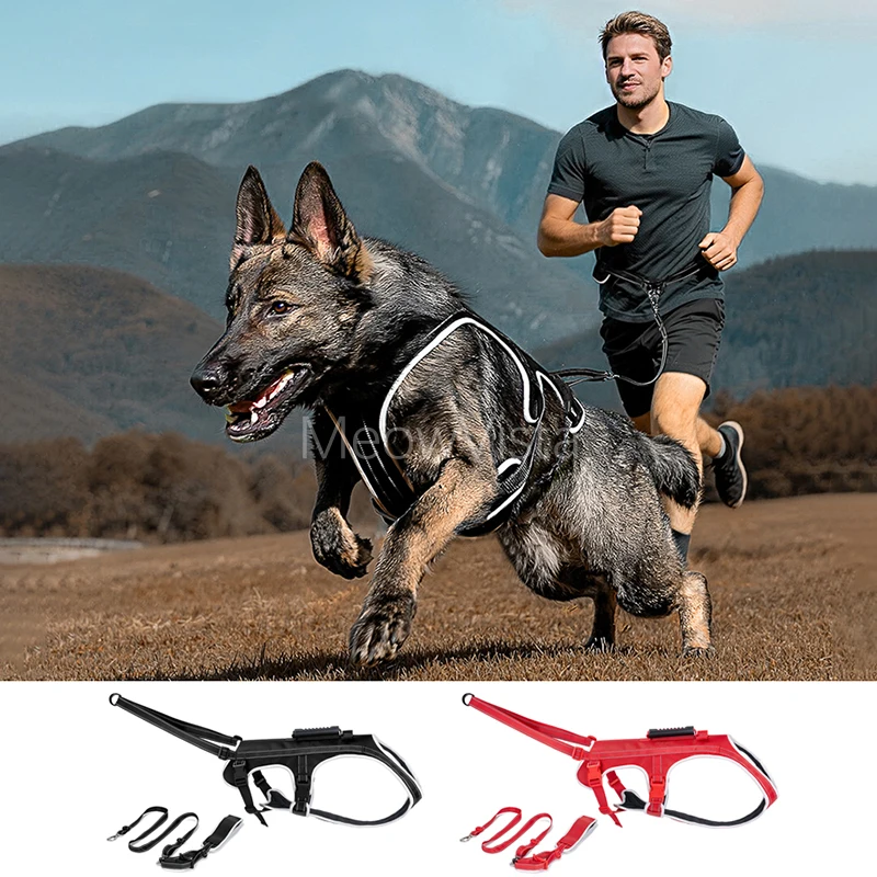 No Pull Large Dog Harness Set Adjustable Reflective Pet Vest Harness for Training Biking Skiing Sled Pulling Outdoor Exercise
No Pull Large Dog Harness Set Adjustable Reflective Pet Vest Harness for Training Biking Skiing Sled Pulling Outdoor Exercise